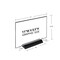 Azar Displays Acrylic Frame Sign Holder on Weighted Black Base 11"W x 8.5"H, PK2 108804 - alternate 2